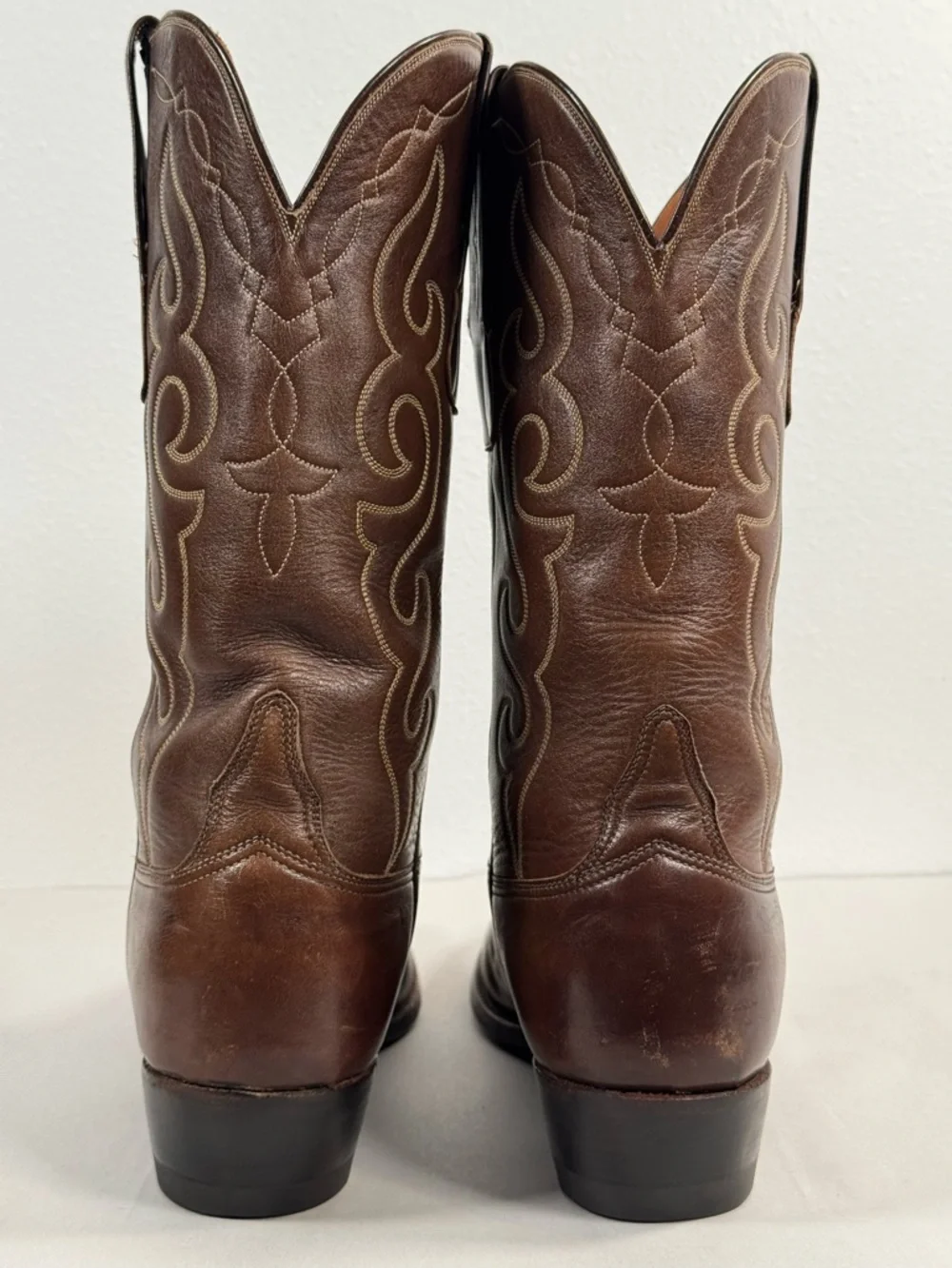 Lucchese San Antonio Men’s Vintage Cowboy Boots Size 10.5 D #6472 Made In USA - Picture 10 of 16